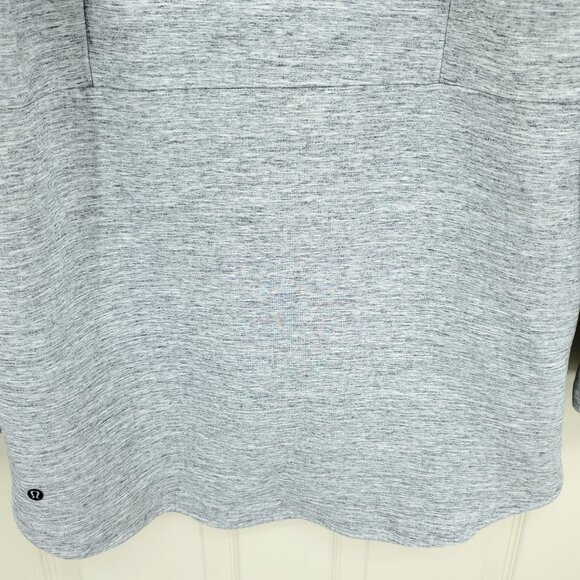Lululemon Going Places Hooded Jacket Heathered Space Dyed Medium Grey / Black 10 - Picture 13 of 16